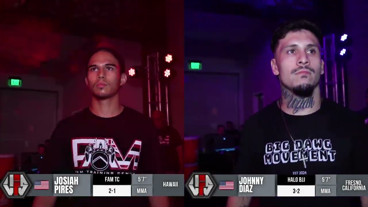 VFS 15: PRO/AM MMA - Johnny Diaz vs Josiah Pires - Table Mountain Casino Resort - Fresno, CA- Fights