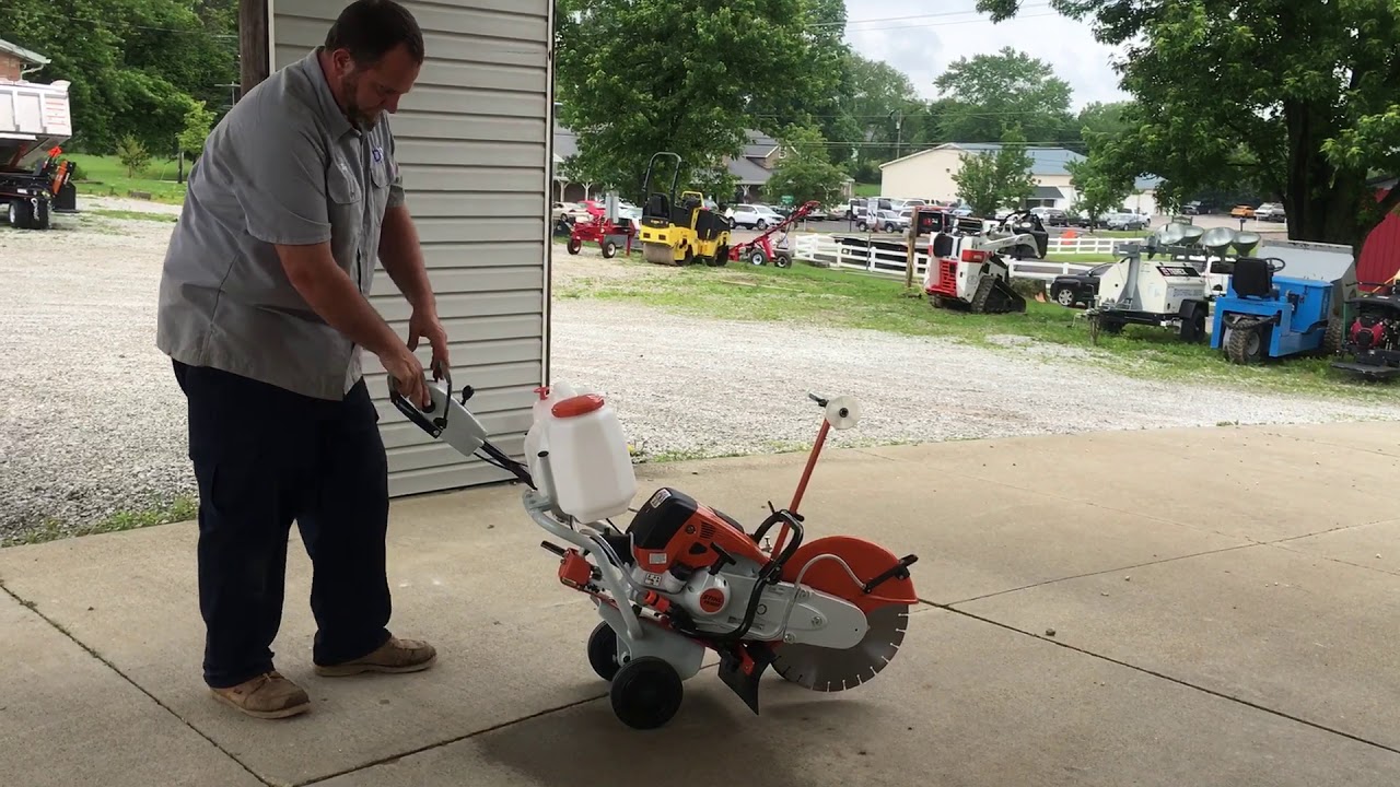 Stihl TS 800 and Cutquik cart