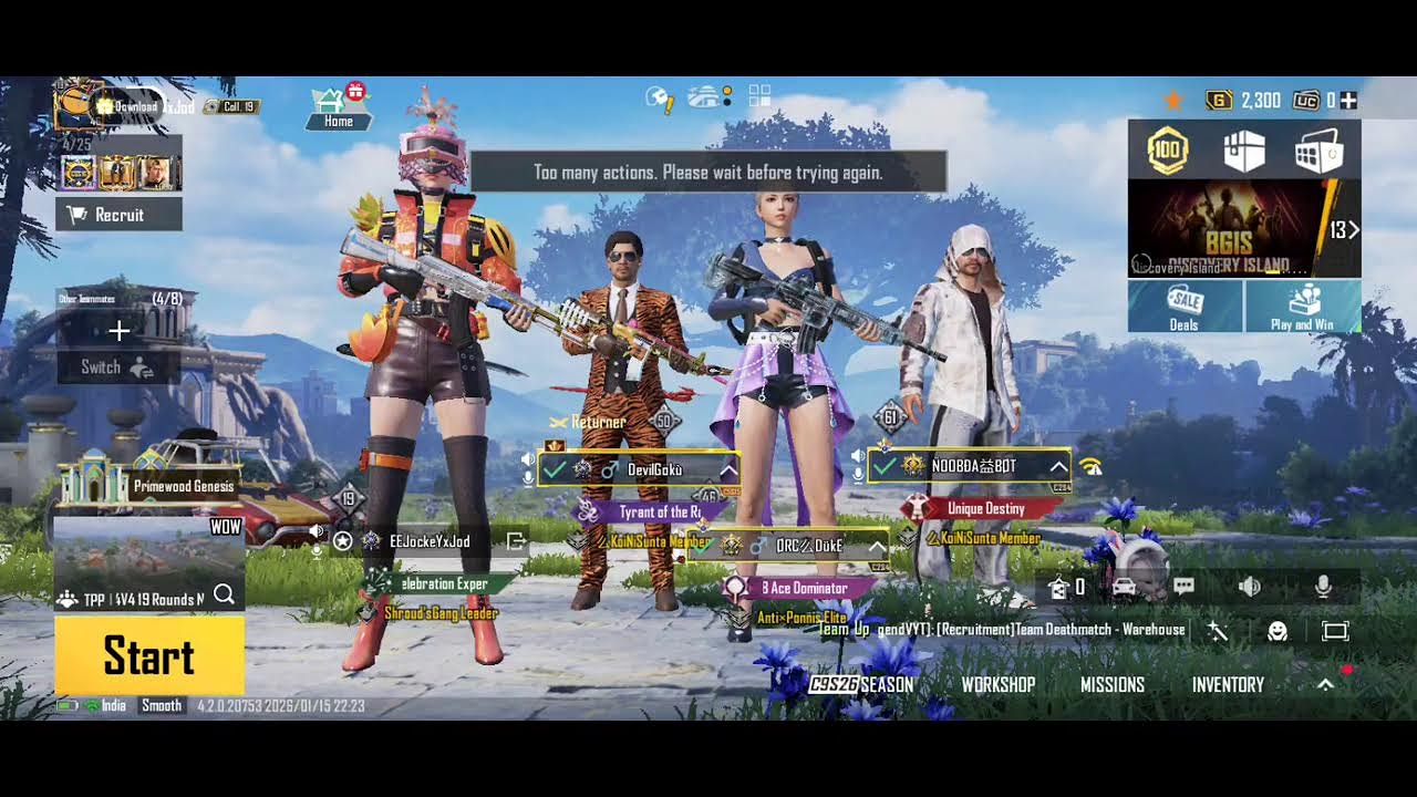 New day live BGMI, New update 4.2 ? 🔥 | JockeyxJOD