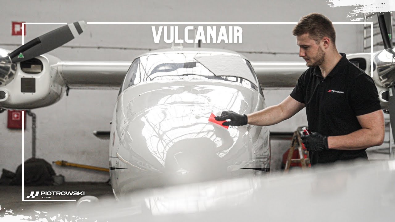 Vulcanair P68 | Korekta lakieru & Powłoka ceramiczna | Detailing samolotu