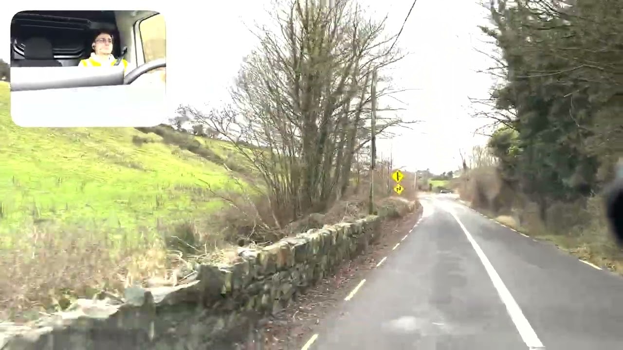 Segundo día, conduciendo por el carril contrario con nuevas cámaras.