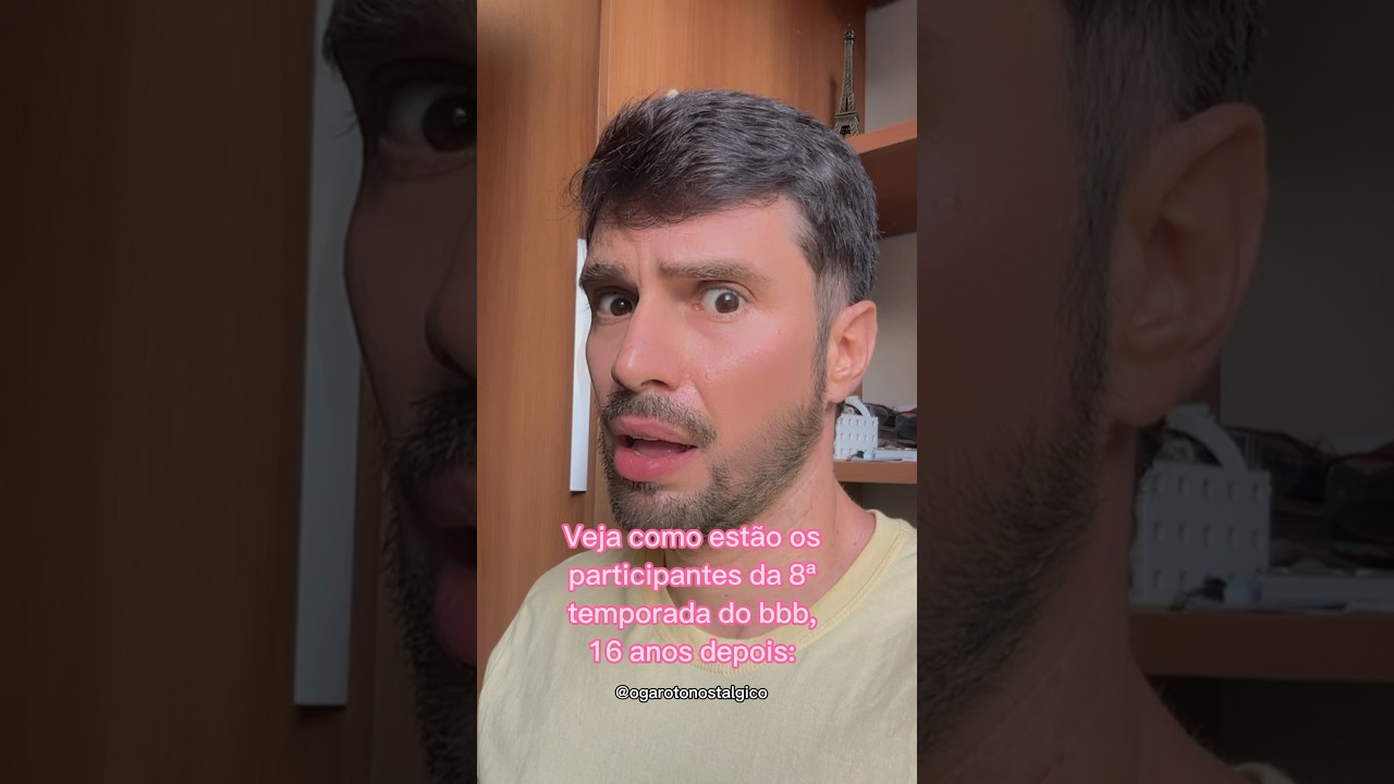 Antes e depois #bbb8 🔙.            #nostalgia #bbb #bigbrotherbrasil