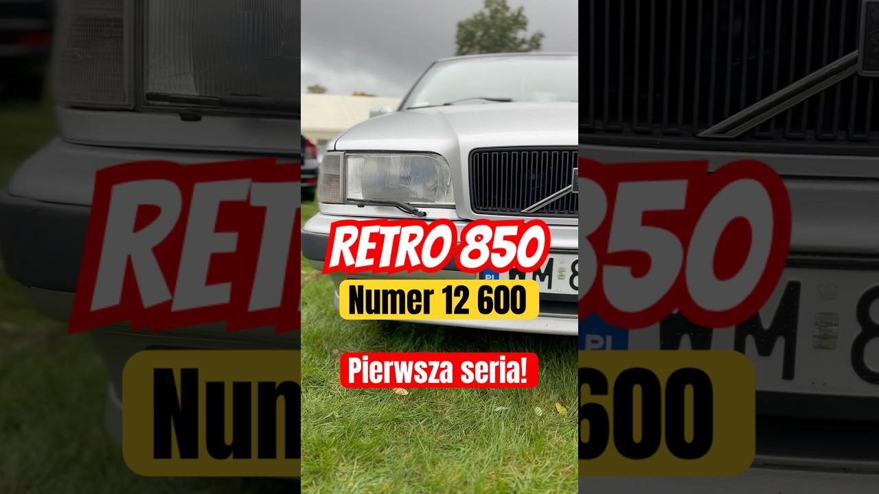 Retro 850 &ndash; numer 12 600, czyli jeden z pierwszych! 🔥😎 #motoryzacja #samoch&oacute;d #klasyk #volvo #auta