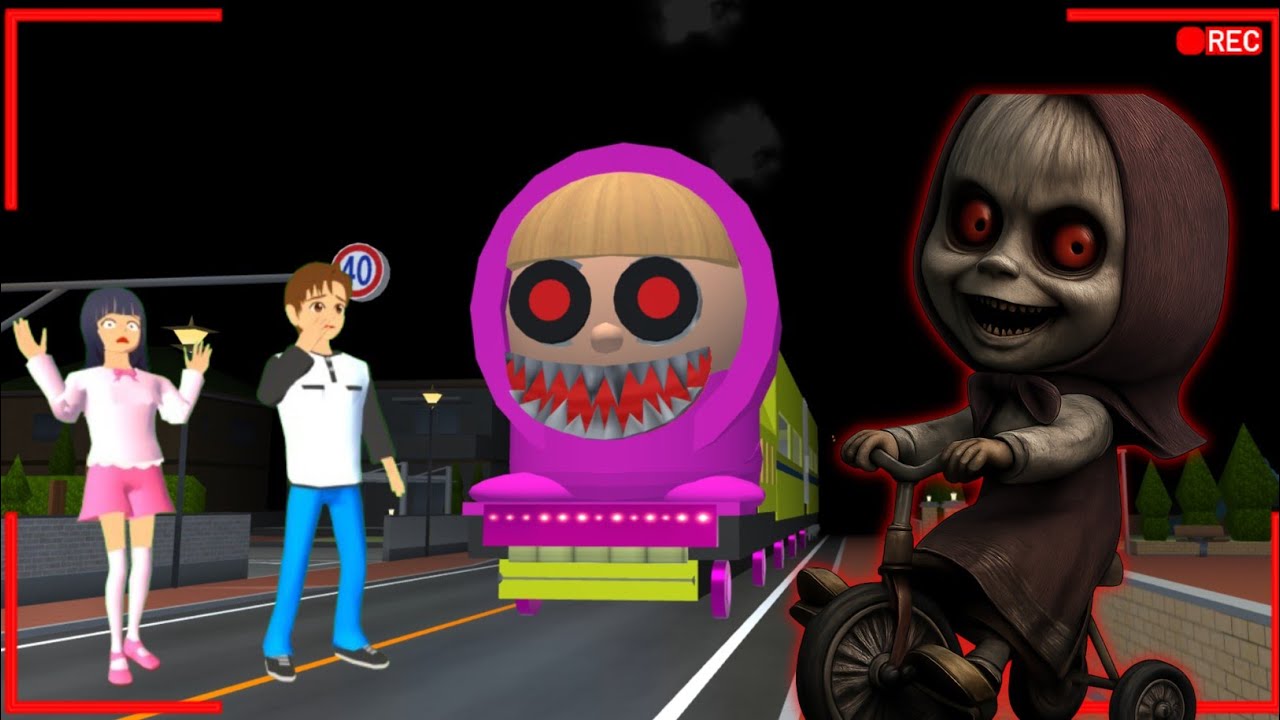 The place HAUNTED BUS MASHA HORROR SCAARY 😫‼️ || SAKURA SCHOOL SIMULATOR