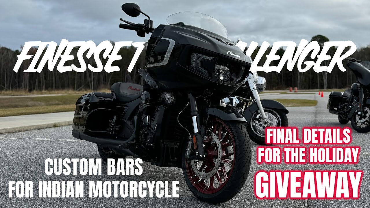 Руль на заказ для Indian Motorcycle Challenger! А также подробности финального праздничного розыг...