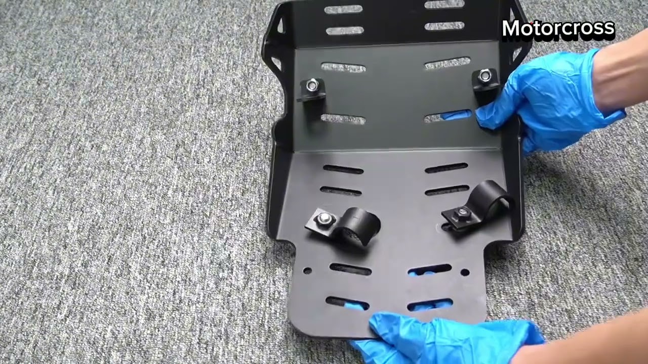 Instalación cubre Carter skid plate Honda Xr 150 - MotorCross
