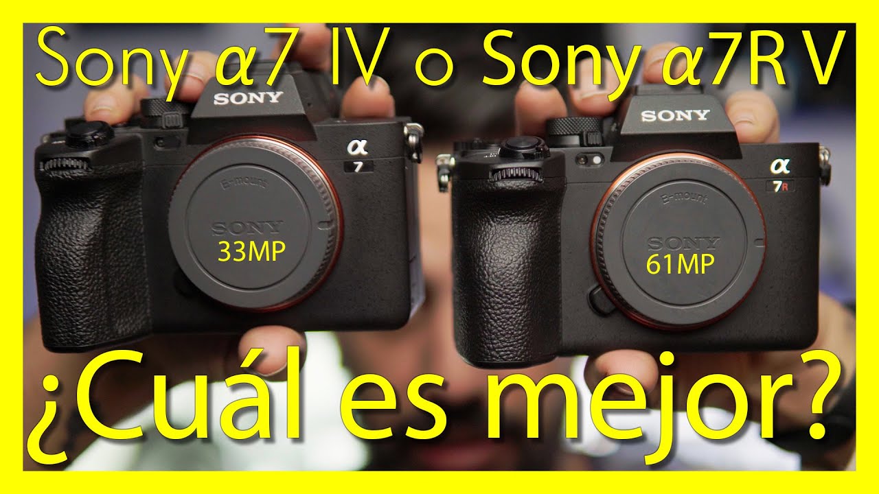 📸 Sony A7 IV o Sony A7R V? Cuál es mejor? 2023