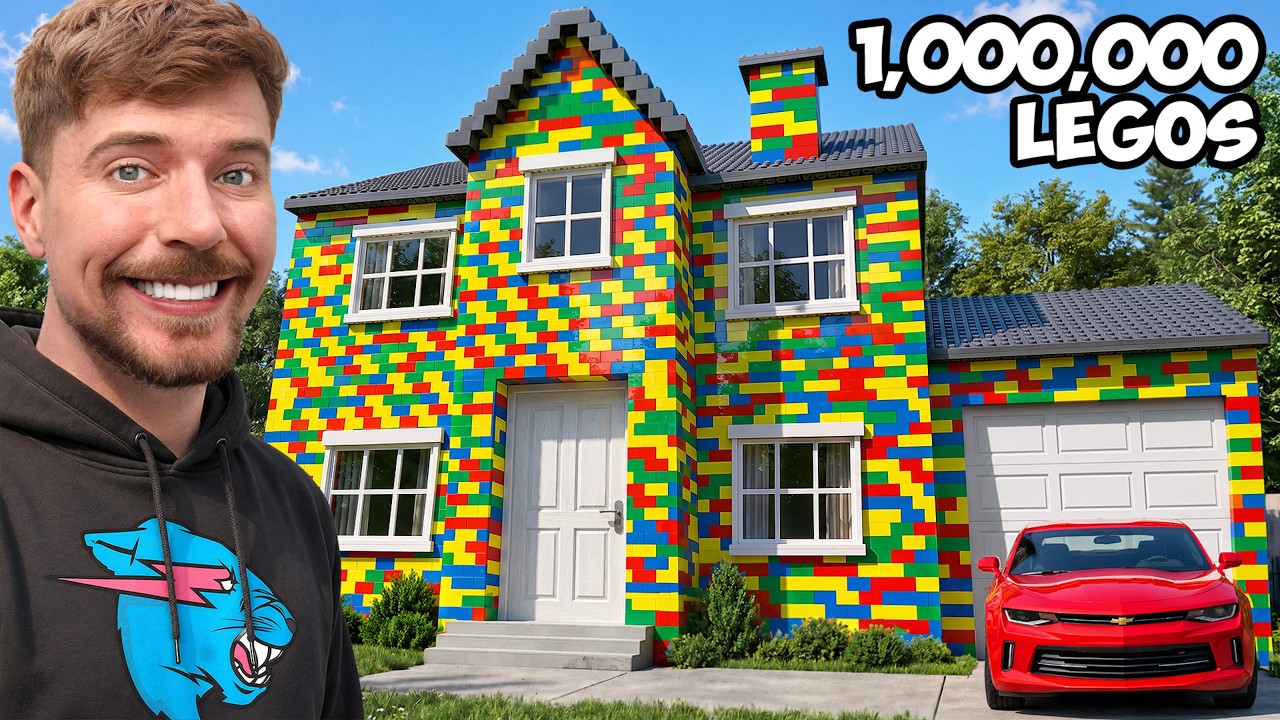 I Built A Giant House Using Only Legos