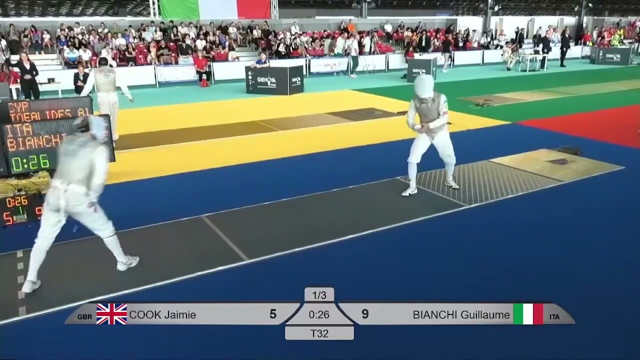 Euro Champs 2025 SMF - L32 - Jaimie Cook GBR v Guillaume Bianchi ITA