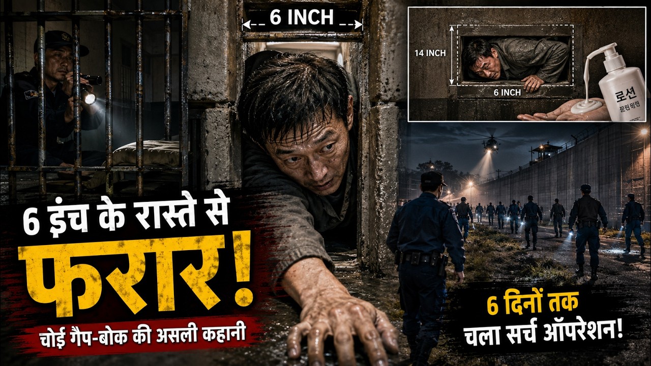 34 सेकंड में 6 इंच के छेद से भाग गया कैदी | दुनिया का सबसे खौफनाक जेल ब्रेक