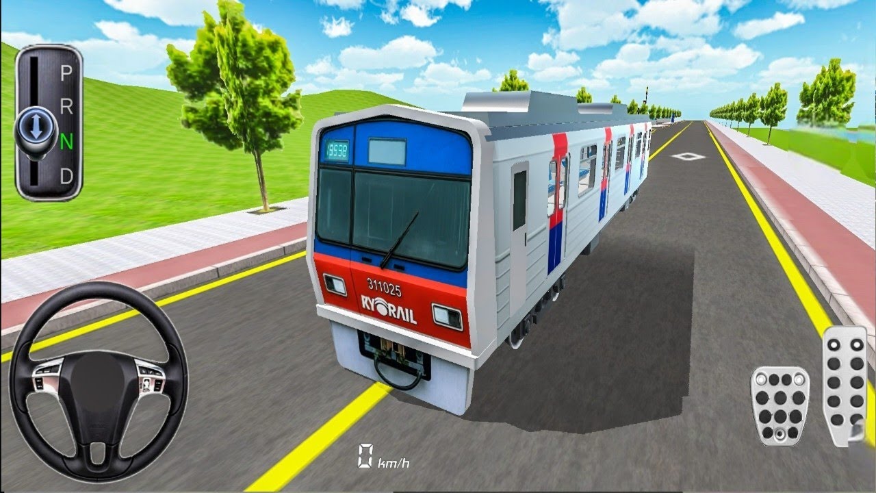 New Subway metro train City Road driving & parking&ndash;3d driving class Android games#cardriving 