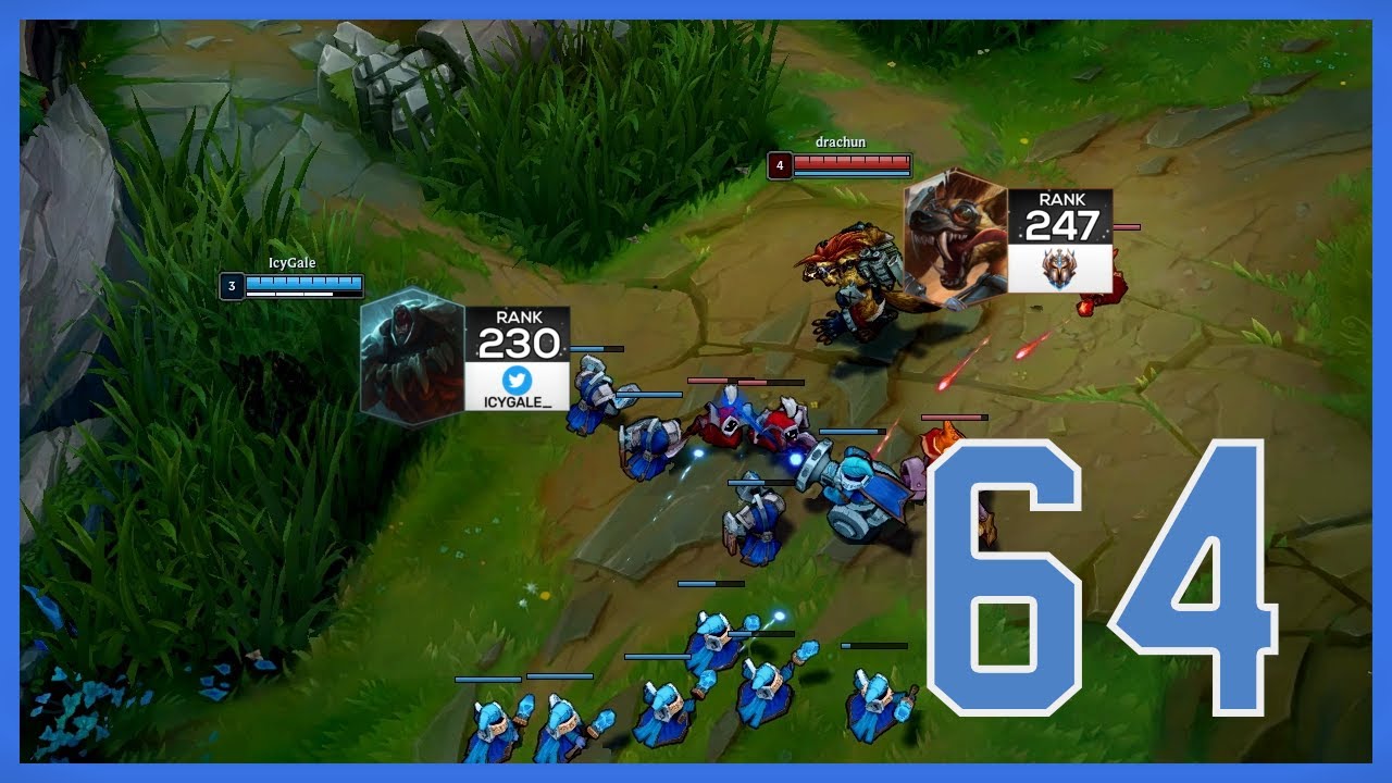 Top lane Rengar OTP vs Warwick OTP  in Challenger [EUW High ELO Montage #64]