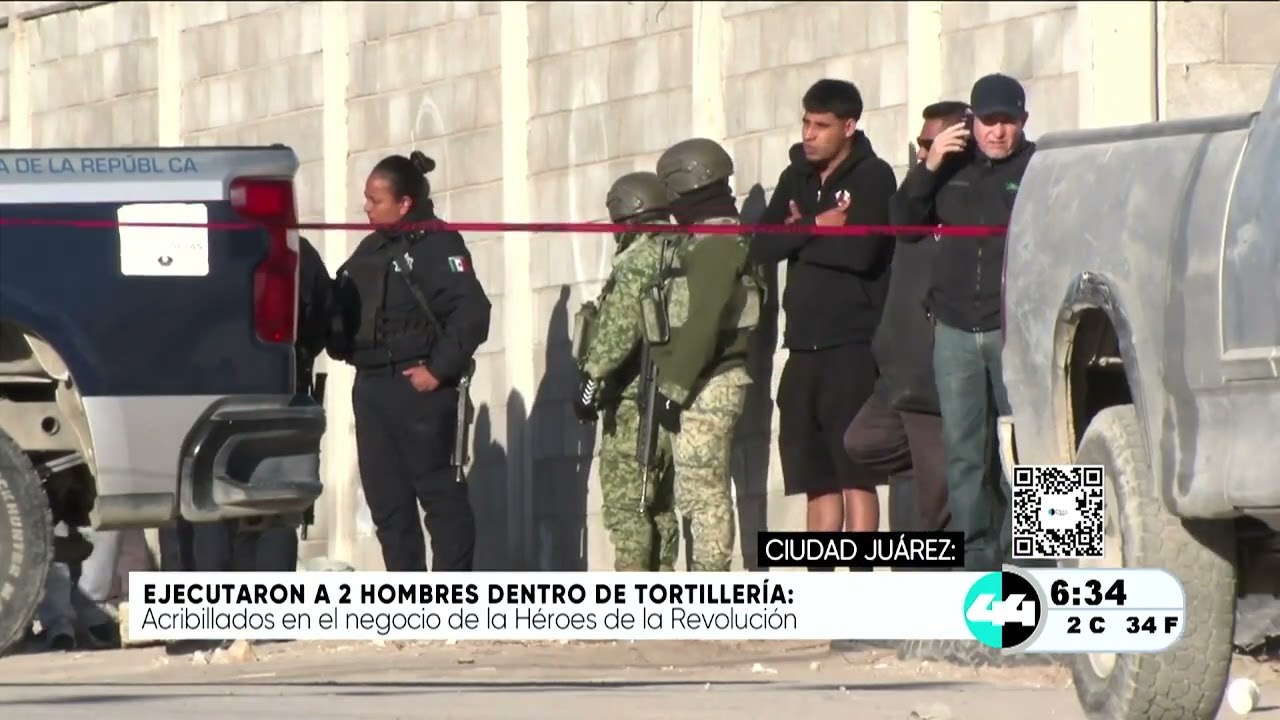 Ejecutaron a 2 hombres dentro de tortilleria