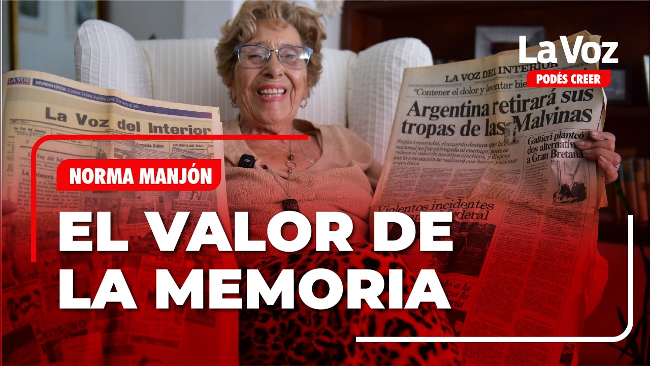 Norma Manjón: La docente que coleccionó los hitos del diario La Voz del Interior I ENTREVISTA