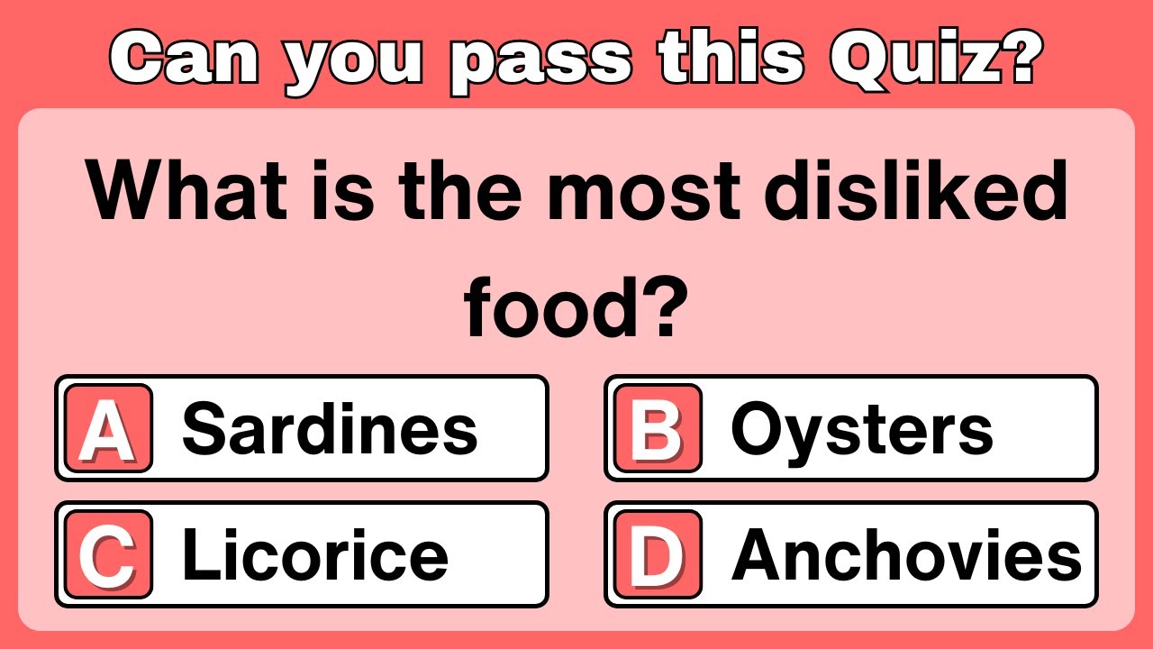 50 General Knowledge 🙇‍♀️ Questions!  📚 How Good is Your General Knowledge? | Part 2