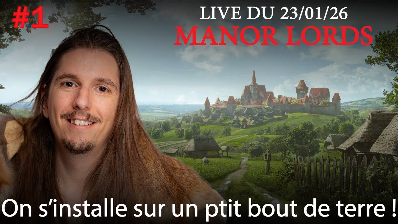 On s'installe sur un ptit bout de terre ! - VOD #1 Manor Lords