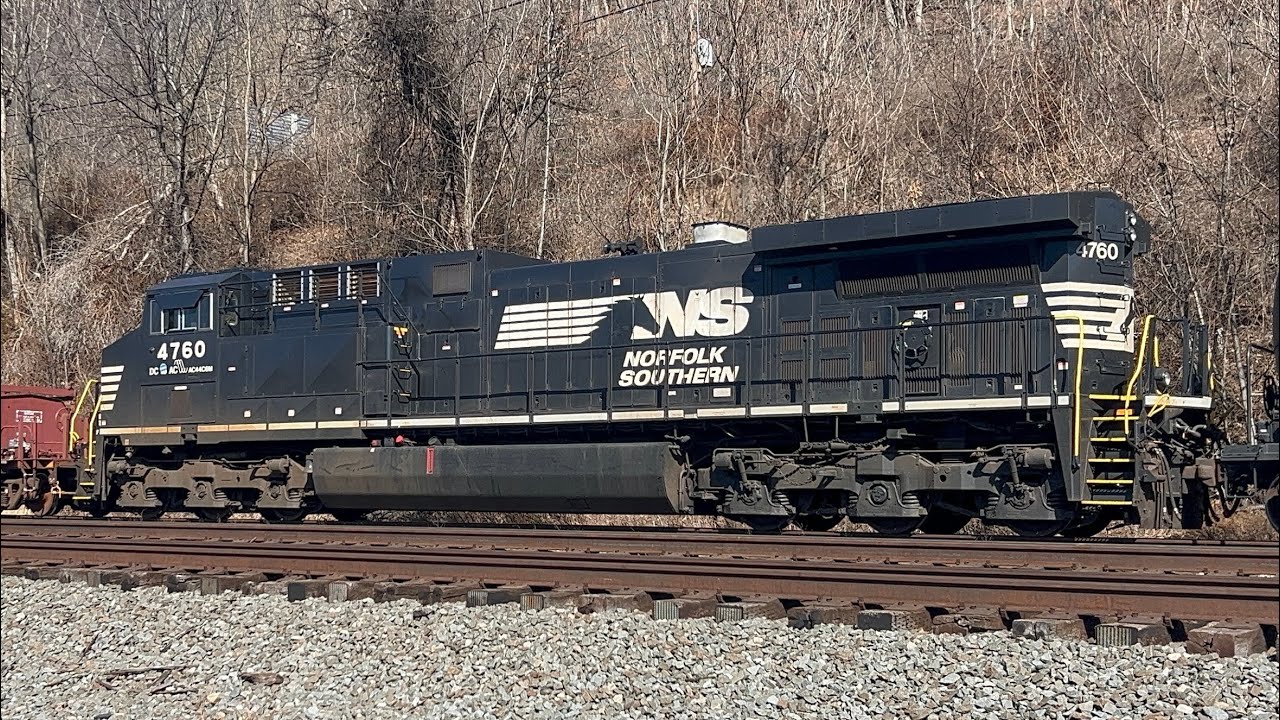 NS Railfanning at Glenfield Riverside Park 2/20/2026