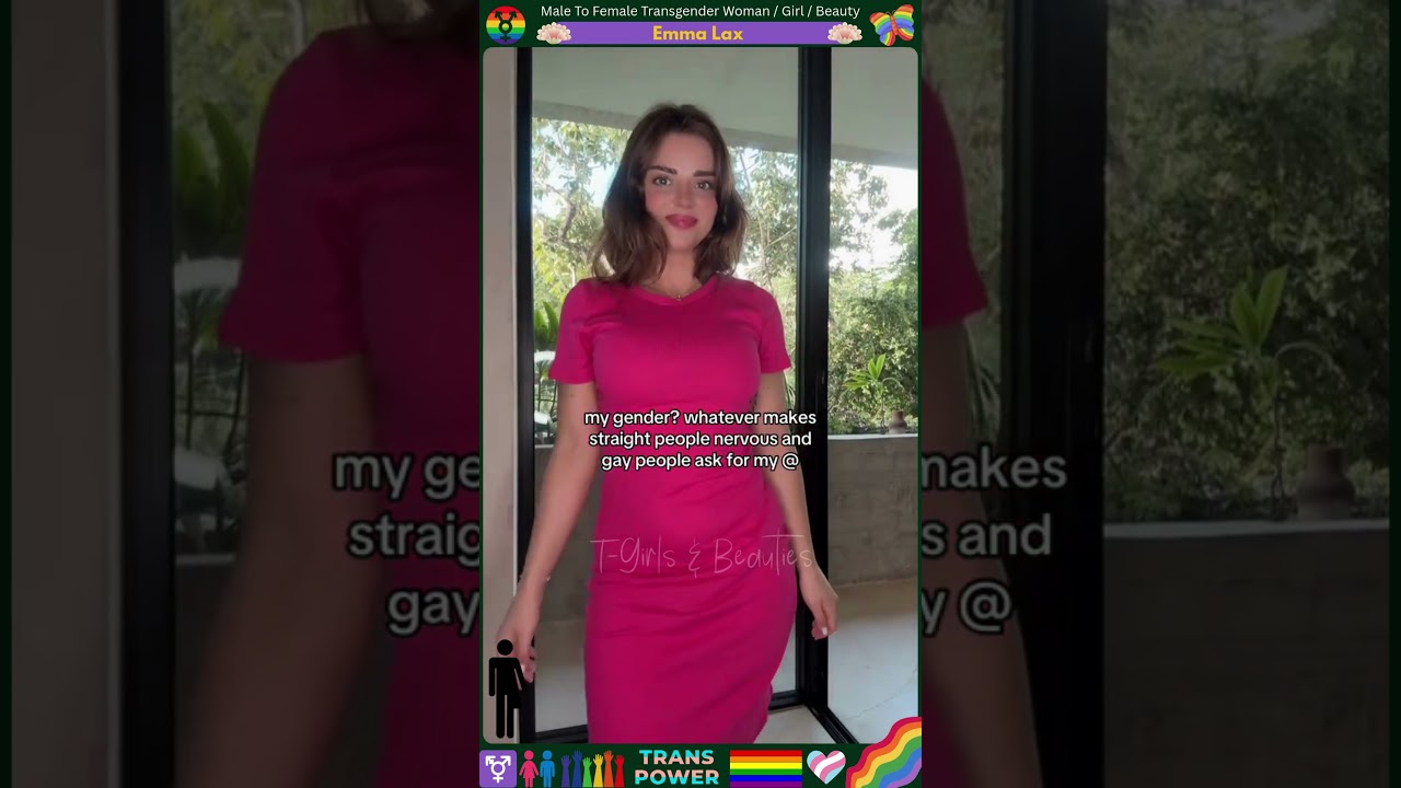 Male to Female Transgender Woman - Emma Lax #viralvideo #shortvideo #transgender #mtf #lgbt #shorts