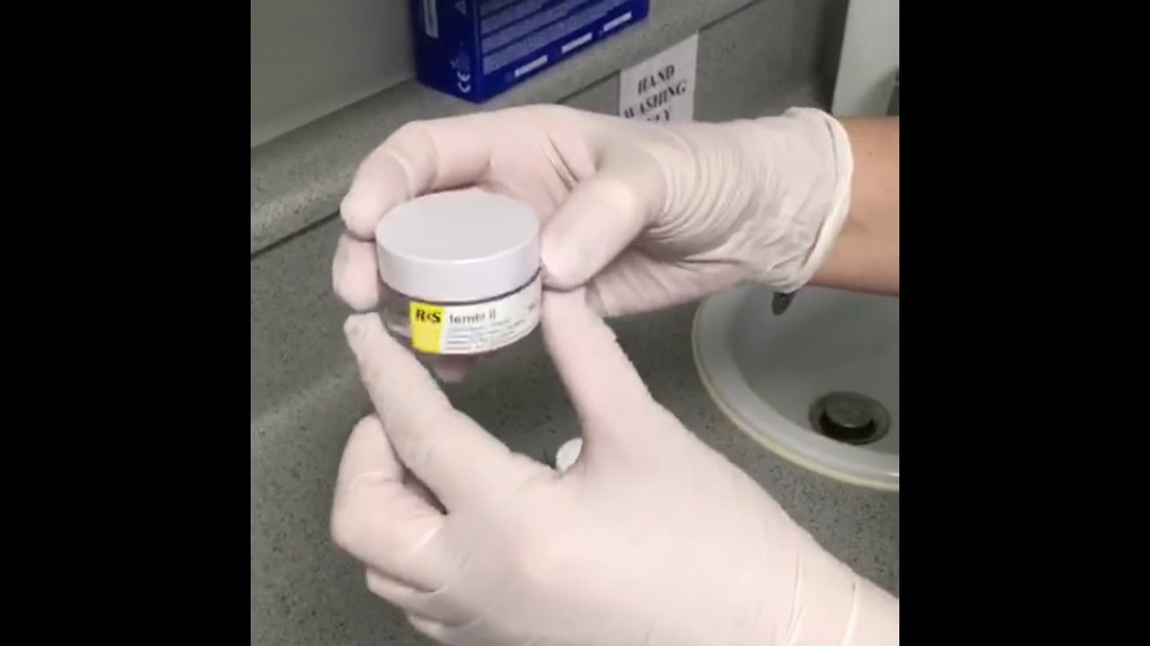 Temporary filling material- Cavit