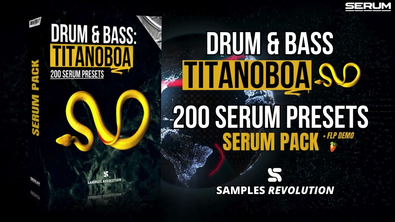 Drum & Bass Serum Pack [200 Serum Presets] + FLP Demo | TITANOBOA