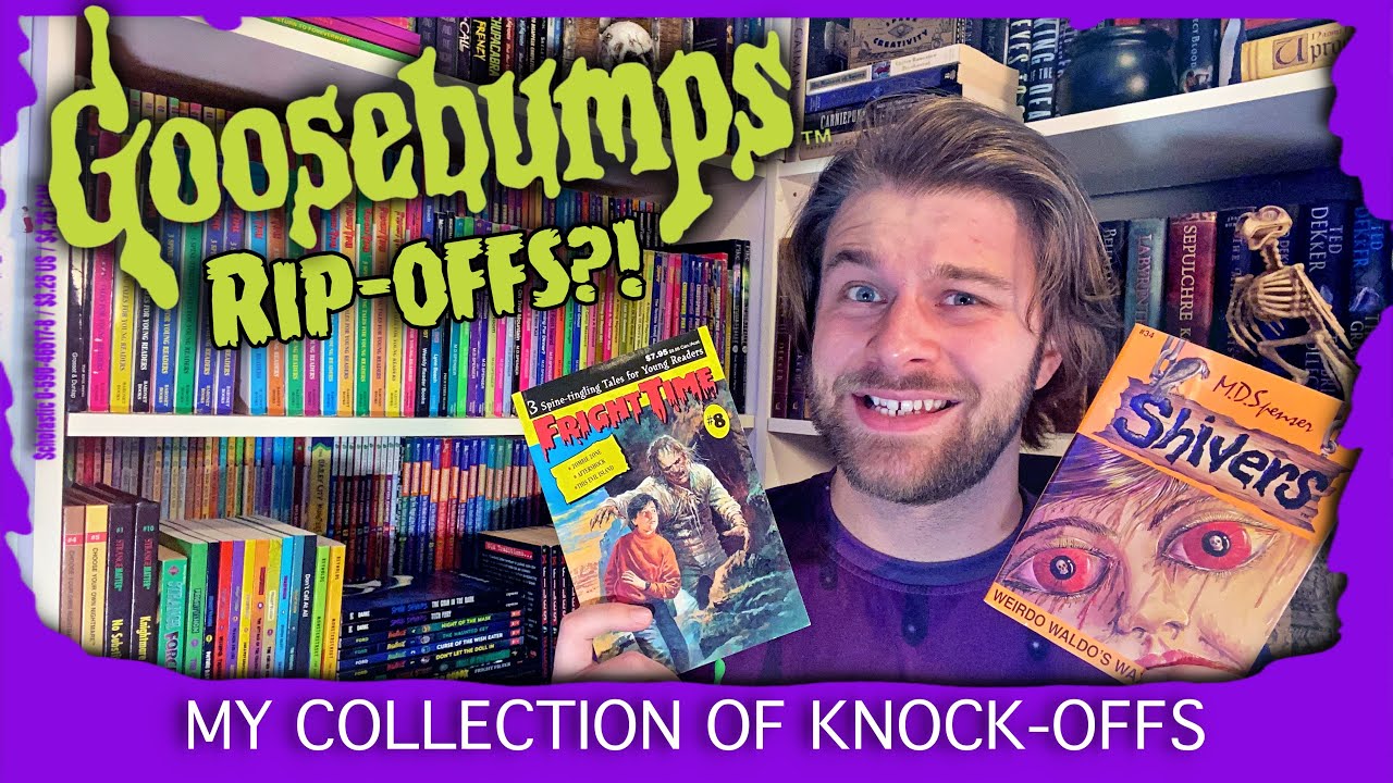My Collection of GOOSEBUMPS KNOCK-OFFS | Bookshelf Tour (2021)