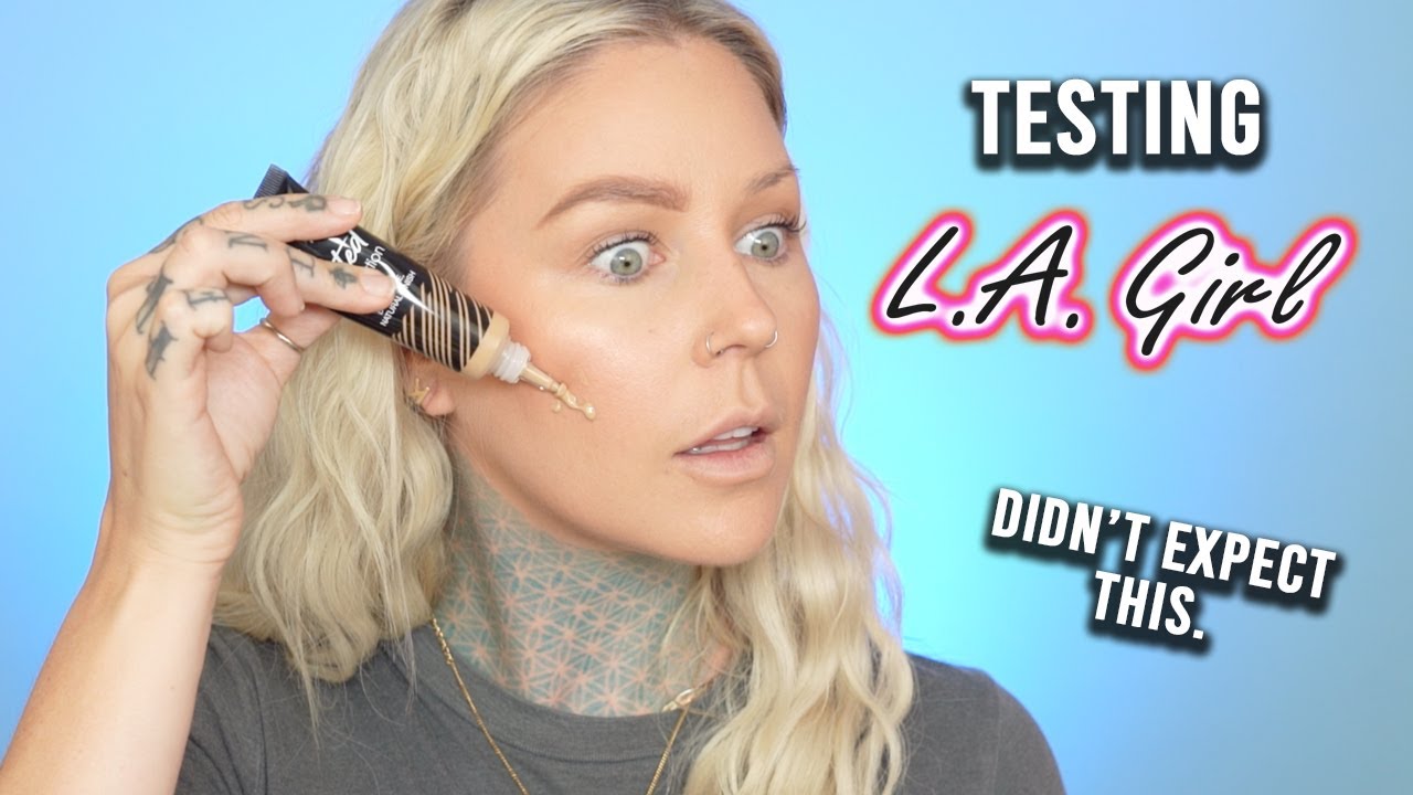 Hm... TESTING La Girl Tinted Foundation & Brows  | Kristen Leanne