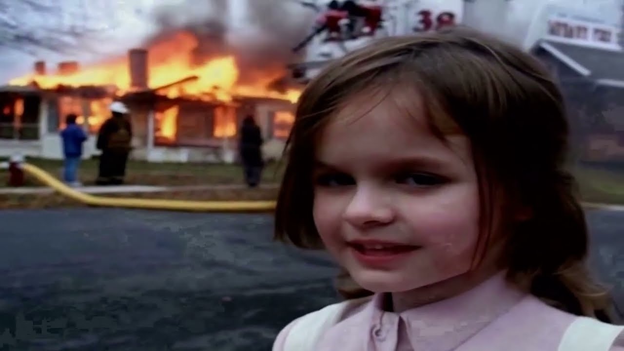 Disaster Girl Meme Zoe Roth ( The Movie ) / Fire Ai Movie
