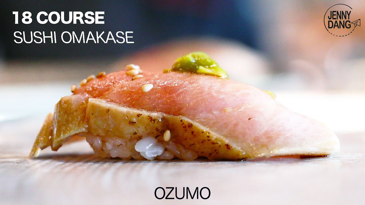 18 Course Sushi Omakase Brings You The Taste of Osaka, Japan! | Ozumo