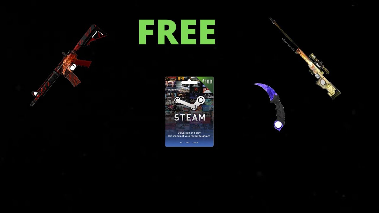 How To Get FREE Csgo Skins & Steam Gift Cards
