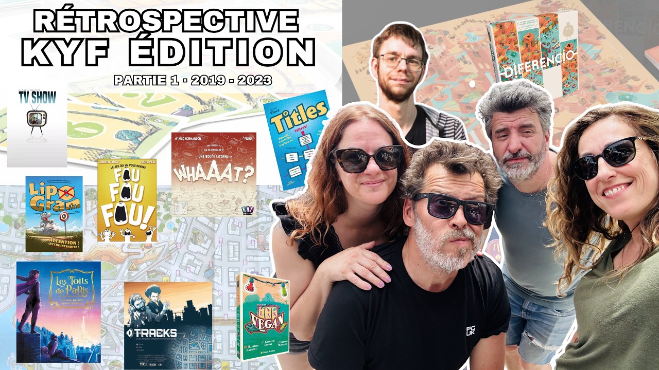TOUS les jeux de KYF &Eacute;DITION (R&eacute;trospective 2019-2023) &middot; Fou fou fou, Tracks, Lipogram...
