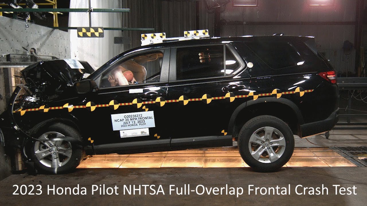 2023-2025 Honda Pilot NHTSA Full-Overlap Frontal Crash Test