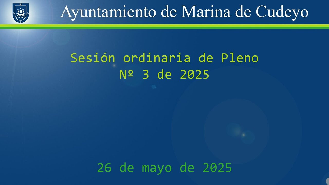 Pleno ordinario de Marina de Cudeyo 2025/03