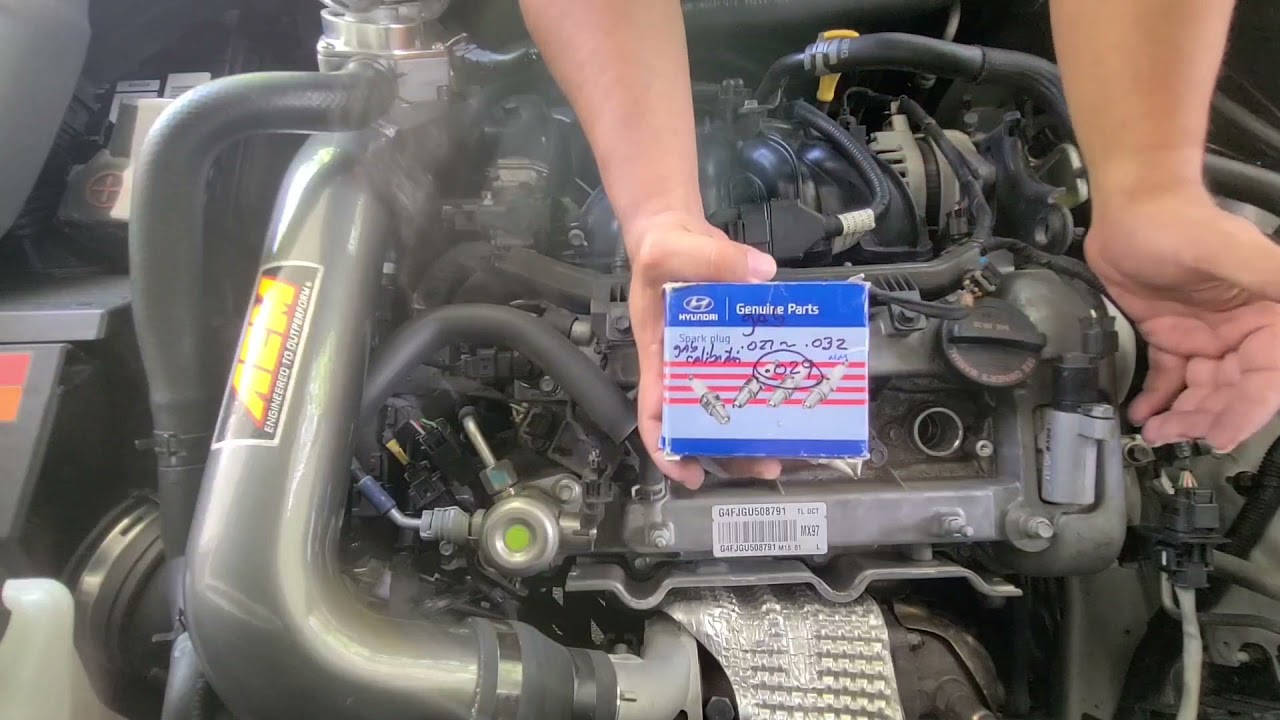 Hyundai Tucson 1.6L Turbo spark plugs replace.... (misfire fix)