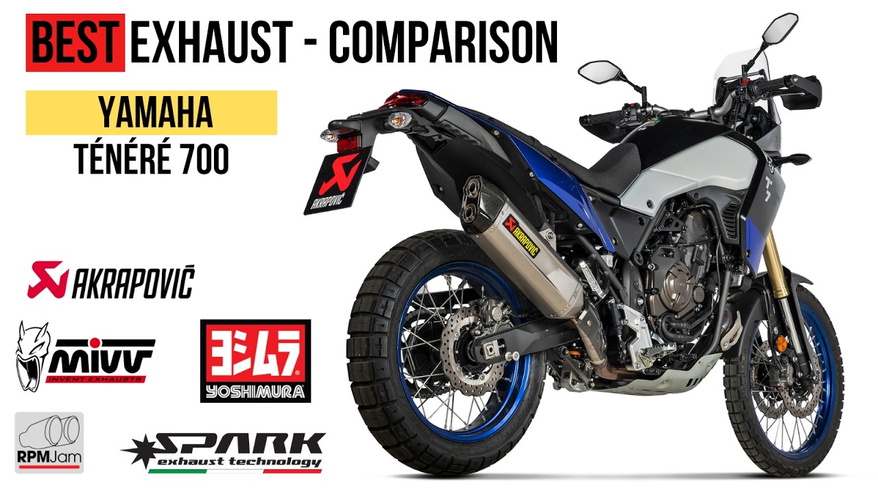 BEST Exhaust Sound - Yamaha Ténére 700 / Akrapovic, SC-Project, Leo Vince, Termignoni