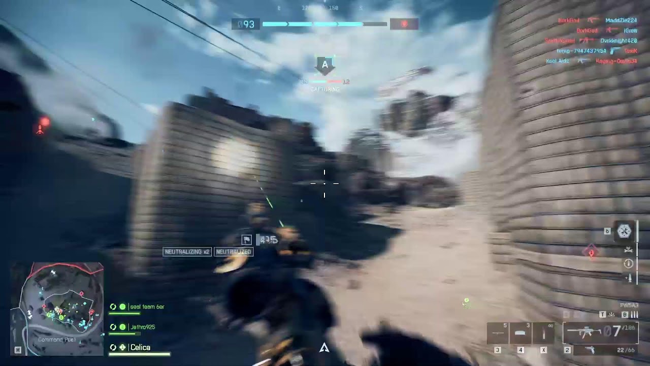 On the battlefield