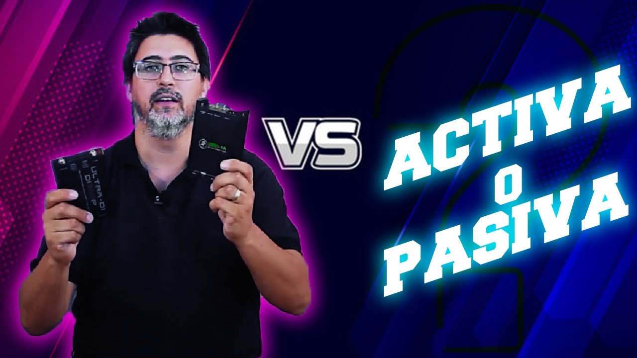 &iexcl;Clave para el sonido! Mejora tu b&uacute;squeda con la mejor caja de inyecci&oacute;n directa PASIVA o ACTIVA