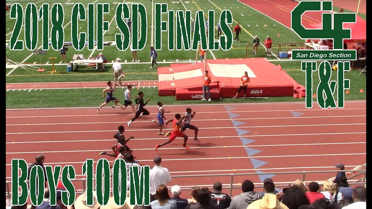 18 CIF SD T&F Finals Boys 100m