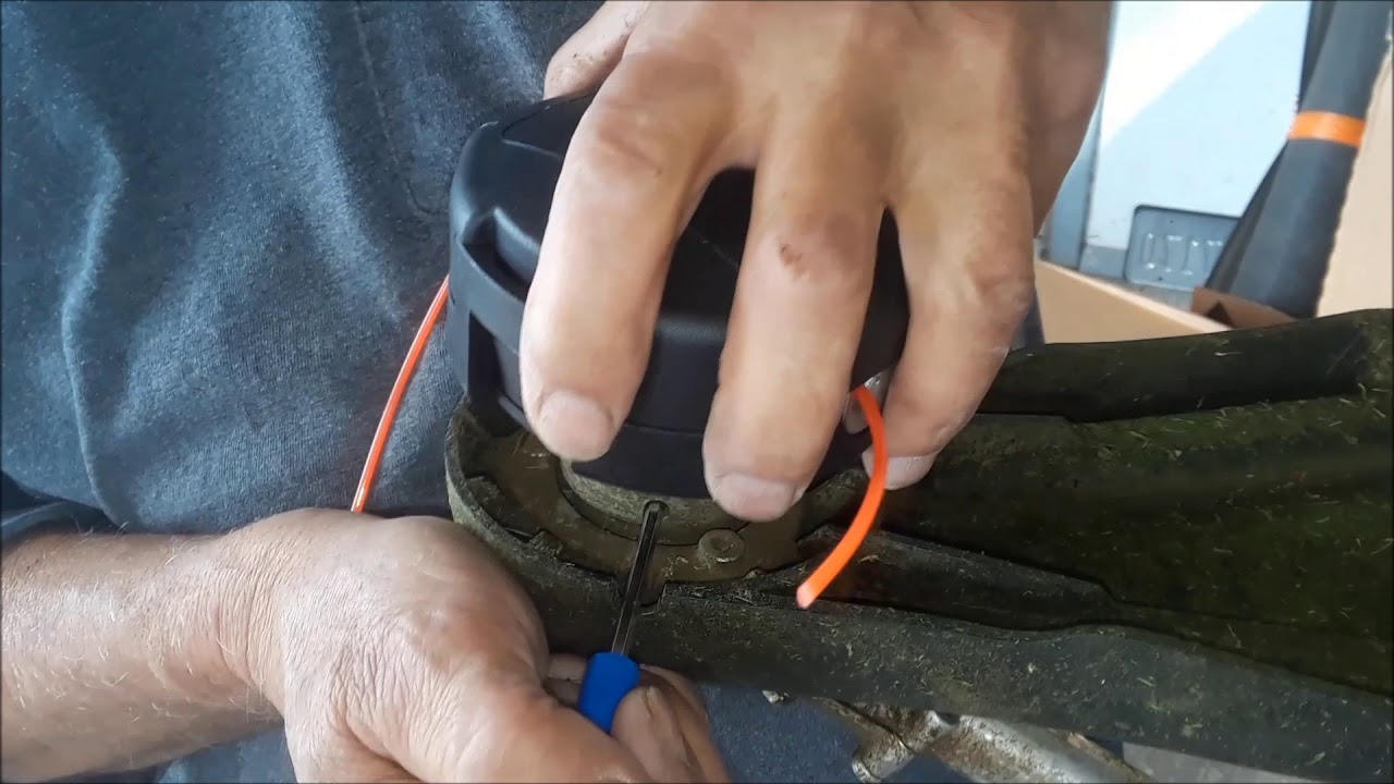 Как заменить головку газонокосилки Echo Weed Wacker
