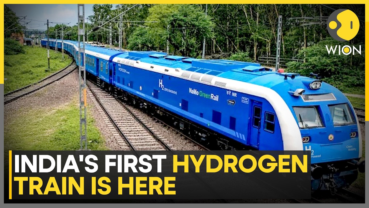 PM Modi Launches India's First Hydrogen-Powered Train | Green Transport Milestone