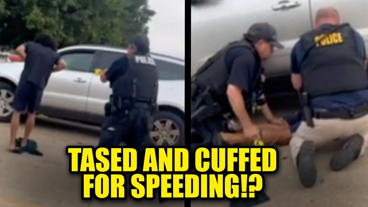 Black Teen Gets TASERED and HANDCUFFED Before Cops Tell Him Why