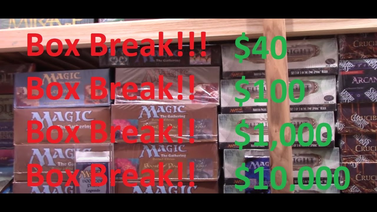 All you need to know about Box Breaks! Box breaks are fun!! Rippy Rippy!!