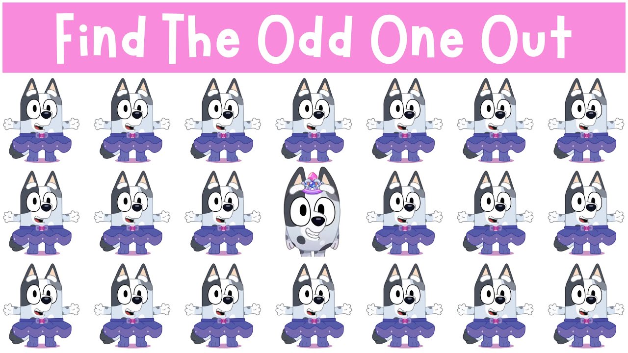 Find The Odd One Out: ALL MUFFIN Puzzles