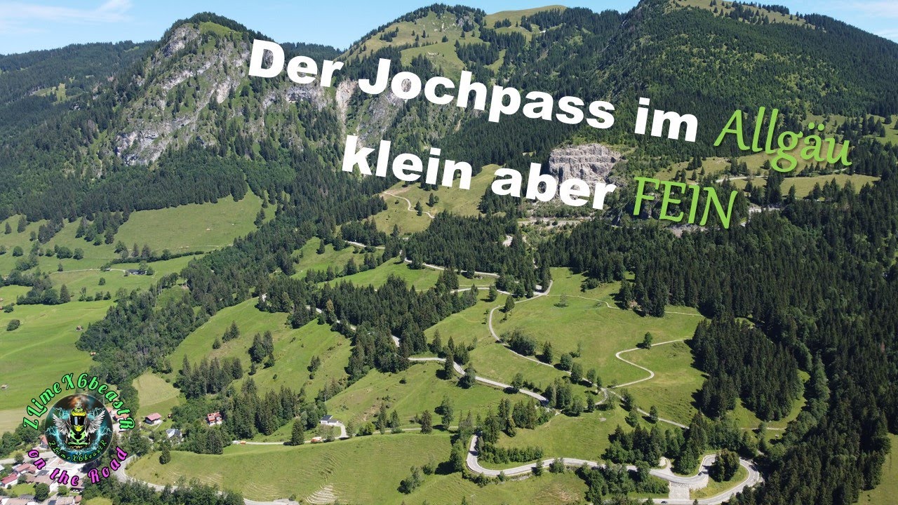 🌏Motorradtour: Der Jochpass im Allgäu mit seinen 58 Kurven, klein aber FEIN👌
