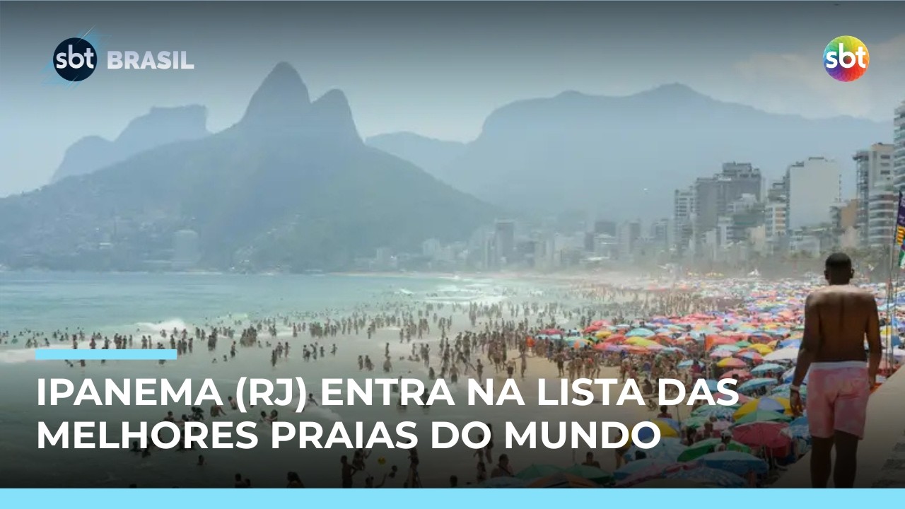 Praia de Ipanema (RJ) é a única do Brasil em ranking das 24 melhores do mundo | #SBTBrasil