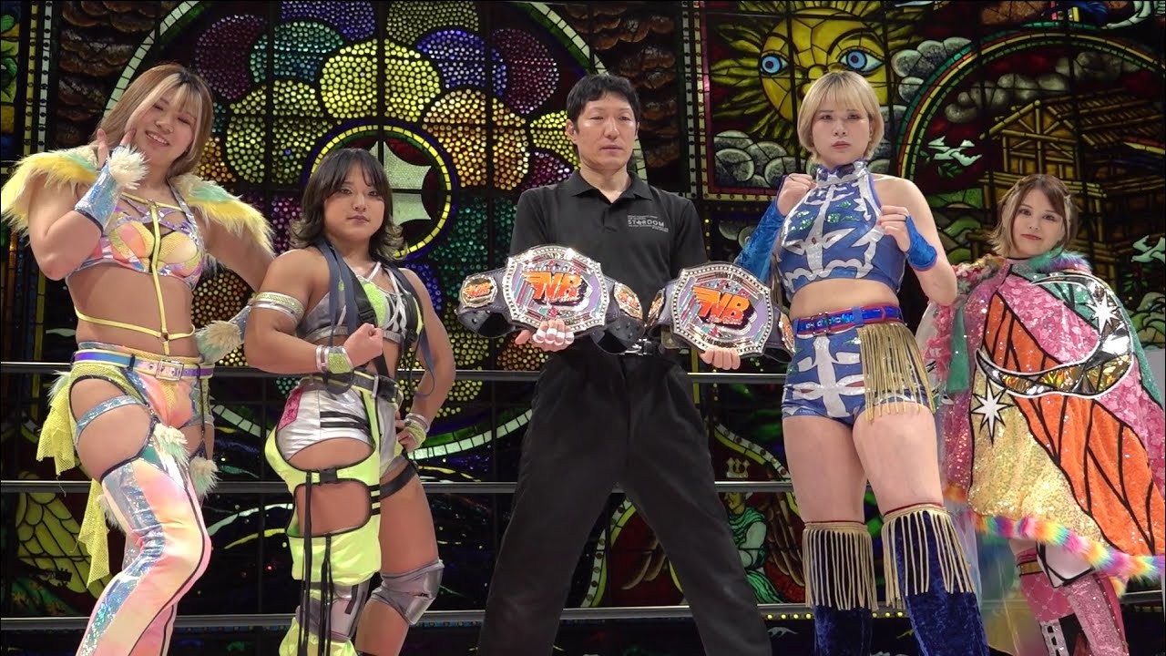 【スターダム】試合ハイライト！NEW BLOODタッグ選手権試合 羽南＆飯田沙耶 vs 月山和香＆HANAKO！-3.24京都大会-【STARDOM】
