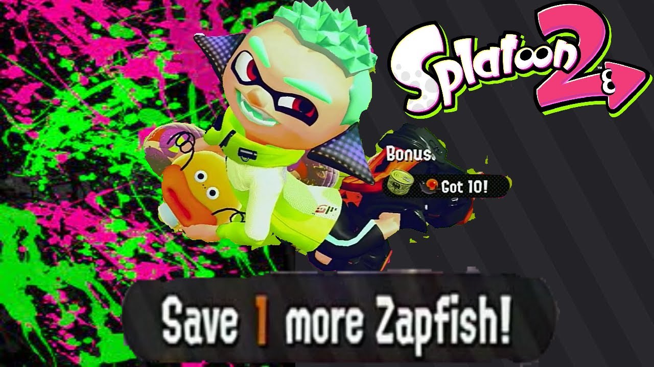 Splatoon 2 Story mode: #5 - Saving the last Zapfish