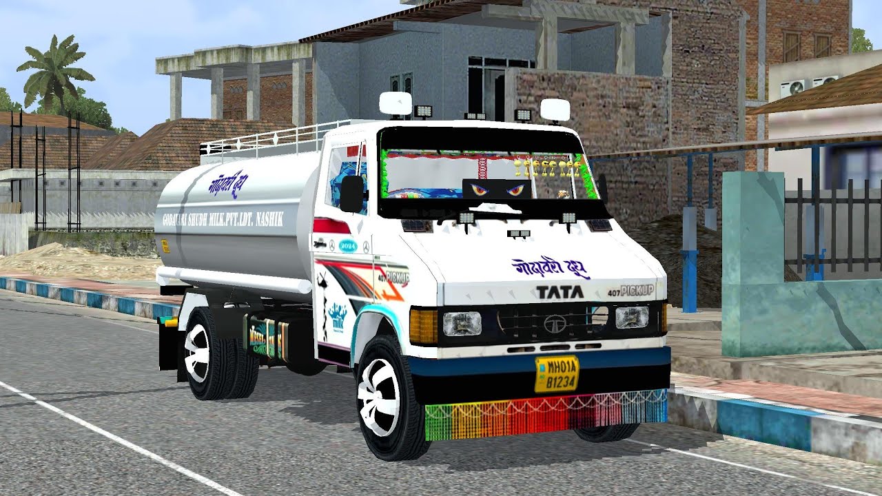 Godavari Doodh Tanker Mod For Bussid | गोदावरी दूध टँकर | Milk Tanker Mod For Bussid |