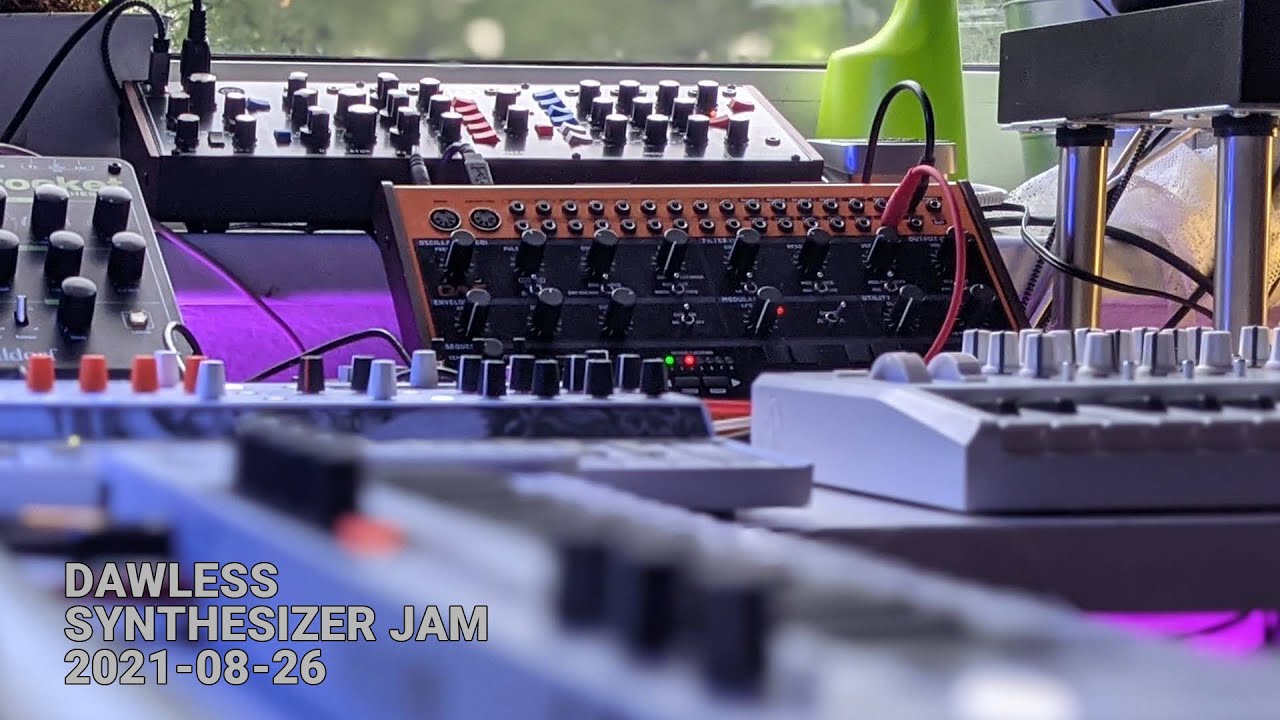DAWless Synthesizer Jam -  2021-08-26 / setup: semi-modular / #behringer #arturia #korg #semimodular