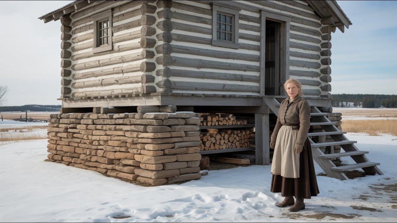 Everyone Laughed When the Widow Built a Huge Stone Foundation — Until It Outlasted Every Man’s Cabin