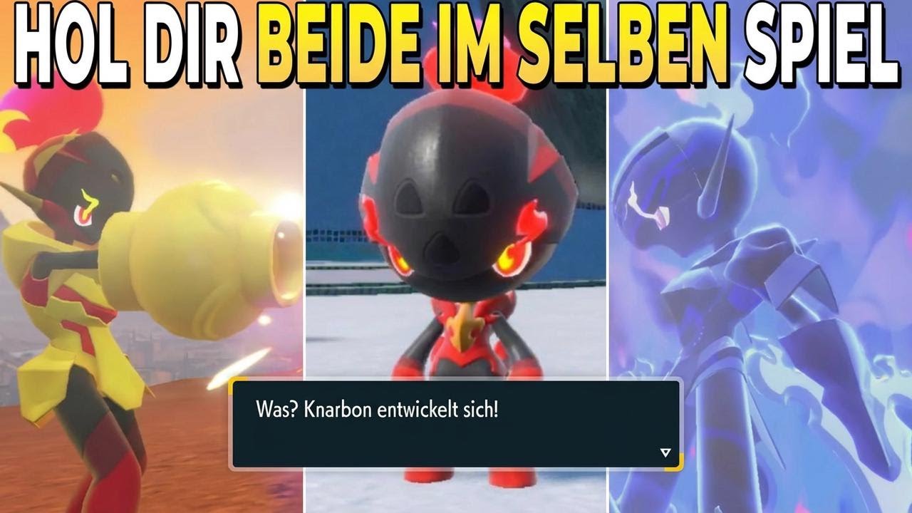 So entwickelst du Charcadet zu Ceruledge & Armarouge in Pokémon Karmesin und Purpur